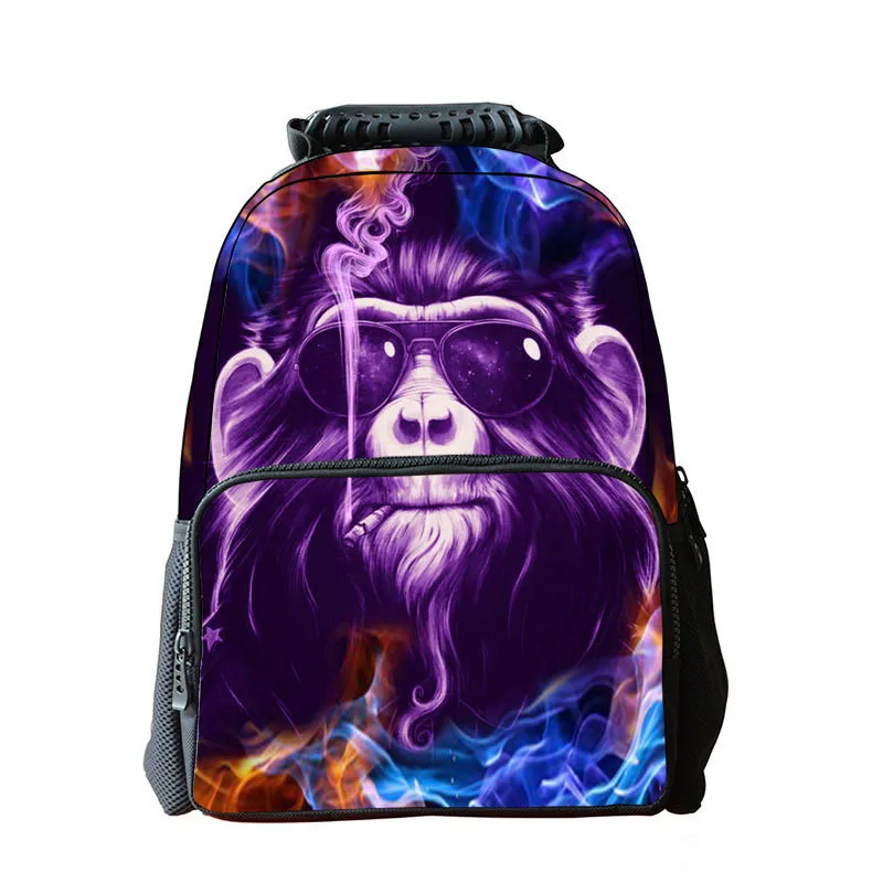 3D животное лев Многофункциональный рюкзак USB зарядка Разъем для наушников