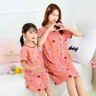 Летние Ночные рубашки для девочек, хлопковая ночная рубашка, детская одежда для сна, ночная рубашка для больших девочек 2-18 лет