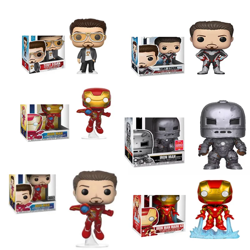 FUNKO Marvel Мстители Железный человек Марк I студии виниловые экшн фигурки
