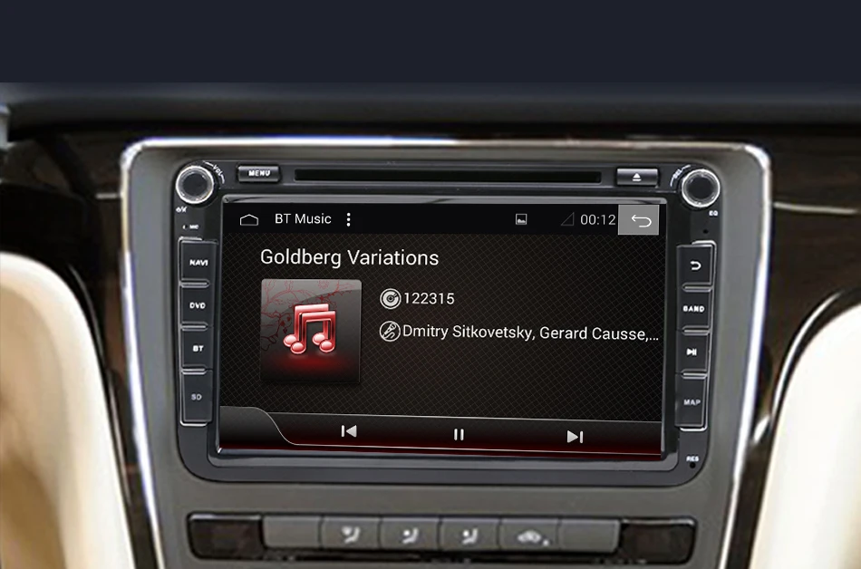 Eunavi 8 ''2 din Android 9 Автомобильный dvd Радио для VW Volkswagen Polo Jetta passat b6 b7 cc fabia skoda Touran golf 6 Tiguan gps Navi