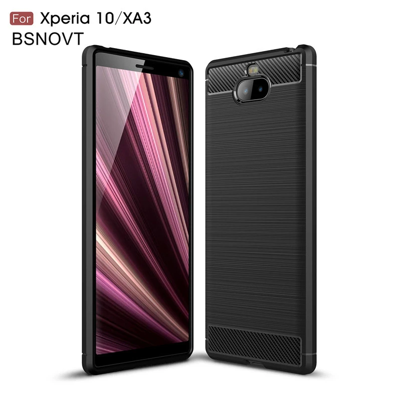 

For Sony Xperia 10 Case Soft Silicone Anti-knock Back Cover For Sony Xperia XA3 Case For Sony Xperia 10 / Xperia XA3 Case BSNOVT
