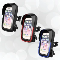 bicycle motorcycle phone holder waterproof case bike phone bag for iphone forsamsung universal phone stand support scooter cover