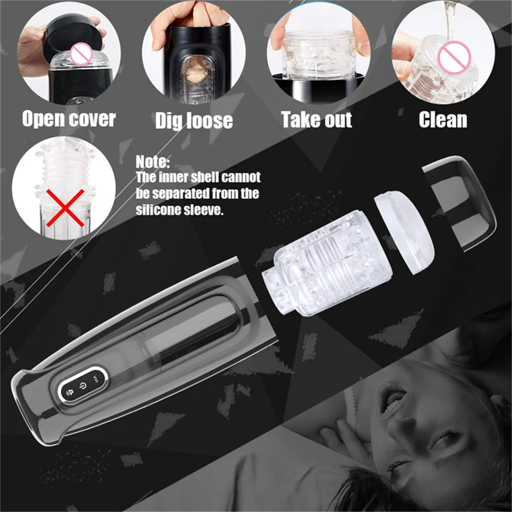 Автоматический вращающийся Мужской мастурбатор чашка 3D Реалистичная Вагина