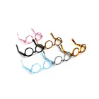 Комплект очков для шарнирных кукол, 6 см, 7,8 см, 13, 14, 15 см, 20 см, с прозрачными линзами, очки в круглой оправе, кукла в очках