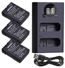 Аккумулятор EN-EL14 EN EL14 с двойным зарядным устройством для камеры Nikon EN-EL14a D3100 D5500 D5300 D5600 D3300 D3400 Coolpix P7000 D3500 DSLR
