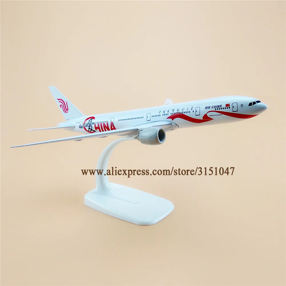 

Alloy Metal Air China love Airlines B777 Airplane Model China Boeing 777 B-2006 Airways Plane Model Aircraft Gifts 20cm