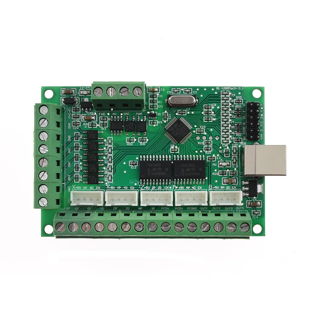 Плата драйвера USB MACH3 V2.1 100 кГц плата прерывания CNC 5-осевой интерфейс контроллер