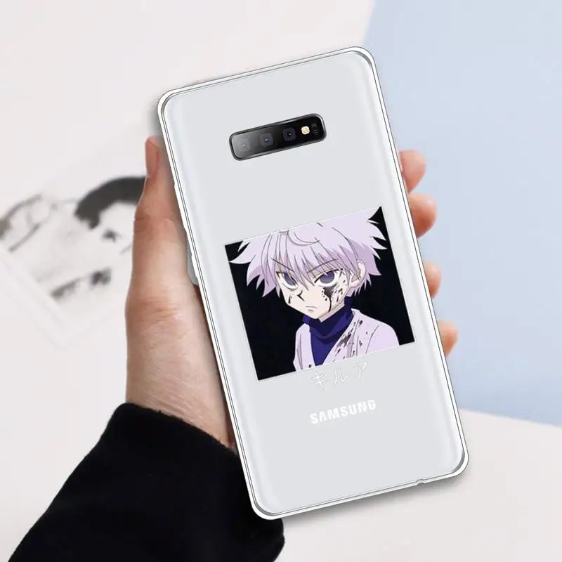 

hunter x hunter Phone Case Transparent For Samsung Galaxy A71 A21s S8 S9 S10 plus note 20 ultra