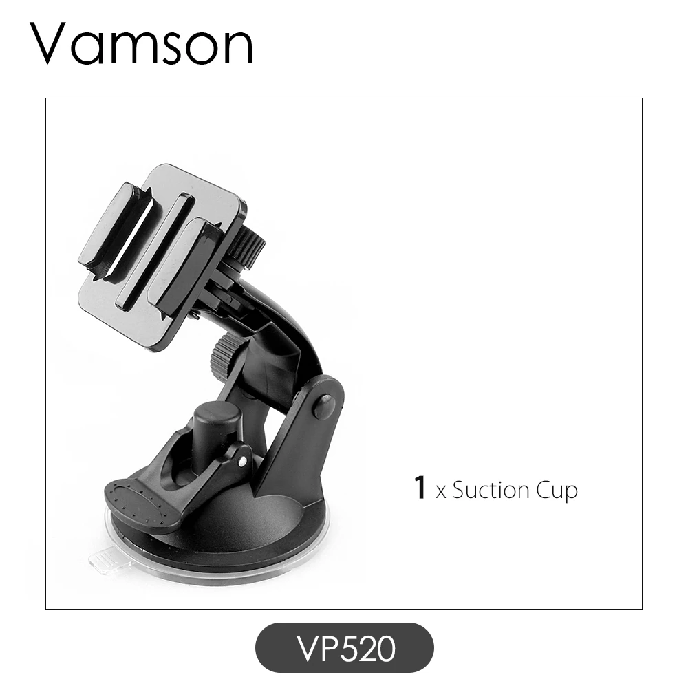 Vamson для Go Pro 8 аксессуары 7 см автомобильное крепление на лобовое стекло присоска для Gopro Hero 8 7 6 5 4 для SJCAM для Xiaomi для Yi VP520 - Цвет: VP520