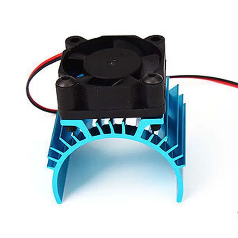 Мета радиатор с 5V охлаждающим вентилятором для 1/10 RC автомобиля 540 550 3650 Размер