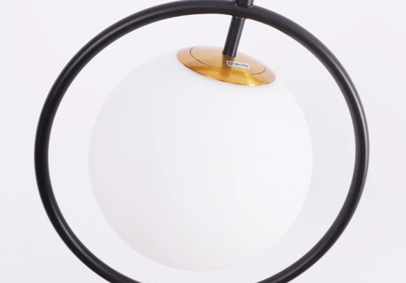 Nordic торшер E27 современный стеклянный шар из матового стекла напольный светильник