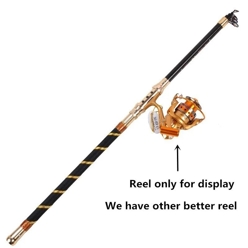 Суперуглеродное телескопическое рыболовное спиннинговое удилище 2 1/2 4/2