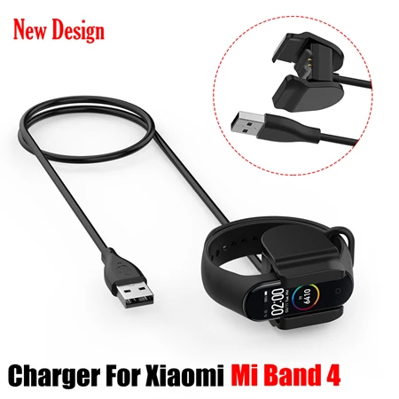 Кабель зарядного устройства для Xiaomi Mi Band 3 4 Miband 3, умный браслет, браслет Mi band 2, зарядный кабель Band 4, USB зарядное устройство, адаптер, провод - Цвет: For Mi band 4