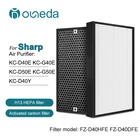 Очиститель воздуха Sharp KC-D40E KC-G40E KC-D50E KC-G50E KC-D40Y, воздушный фильтр Hepa, FZ-D40HFE Carbon Filter Deodorizing