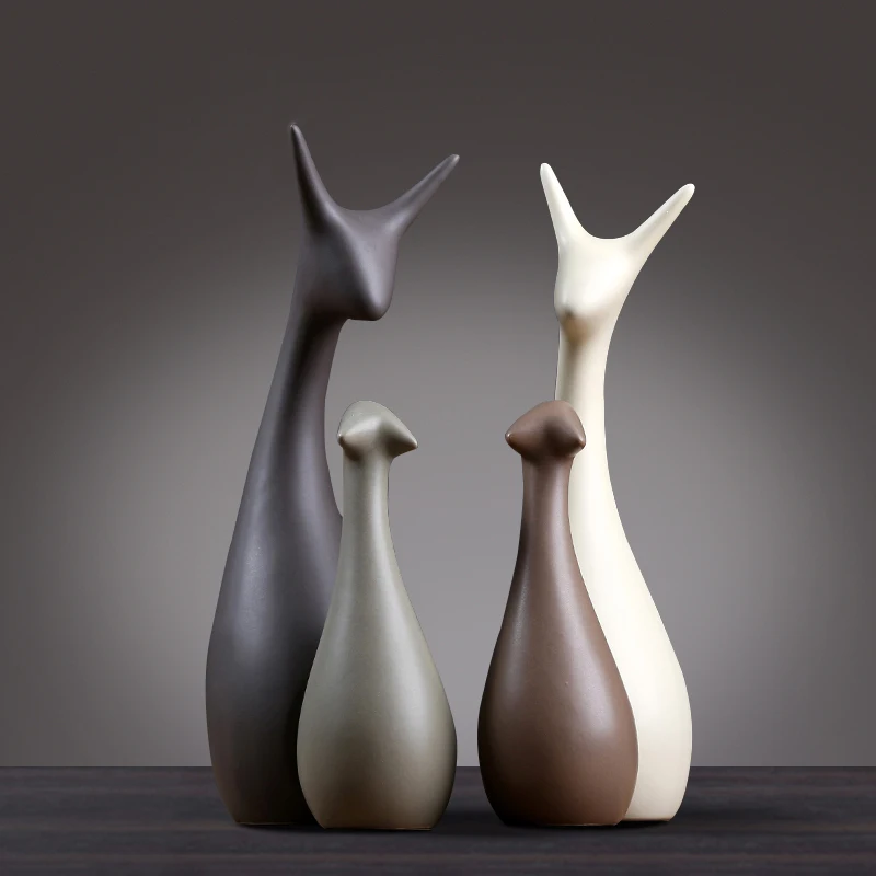 Скандинавский Ретро стиль домашний декор керамика ремесло настольные украшения