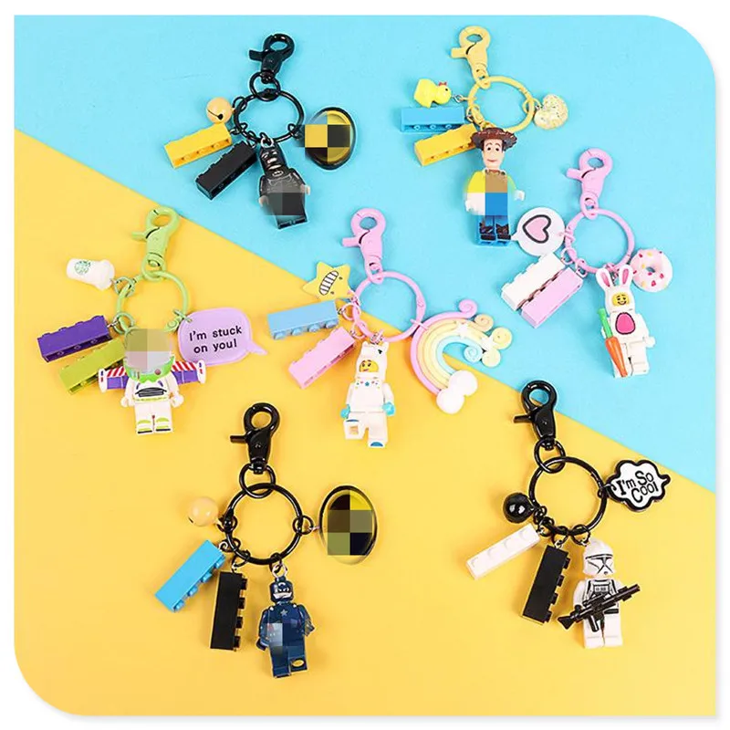 Цепочка для ключей с персонажами мультфильмов уникальный брелок автомобильных