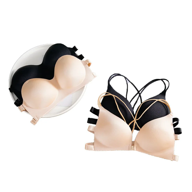 Для женщин спортивный набор из мягкого бюстгальтера без косточек Топ Фитнес