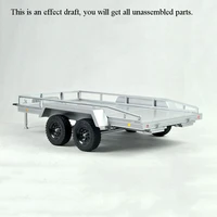 cross rc 110 heavy duty flatbed trailer truck kit t006 car crawler model ramps lighting outdoor toys for boys gift th10473 smt6