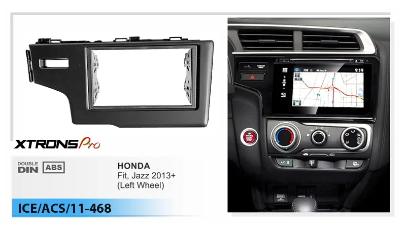 XTRONS 11-468 автомобиля рамки для приборной доски HONDA Fit Jazz 2013 + (левый колеса) Установка
