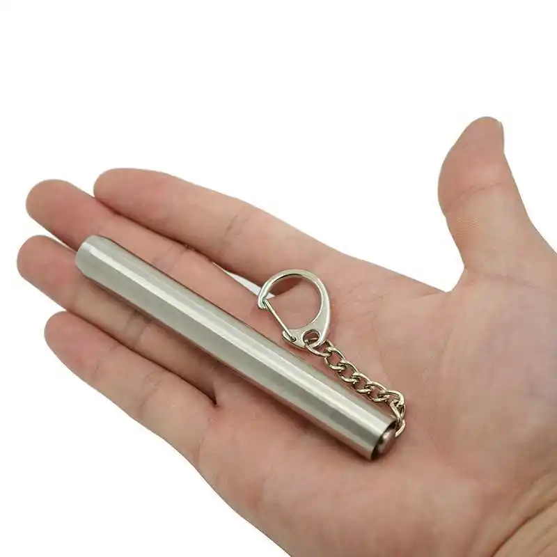 Мини Q5 светодиодный светильник брелок из нержавеющей стали карманный флэш