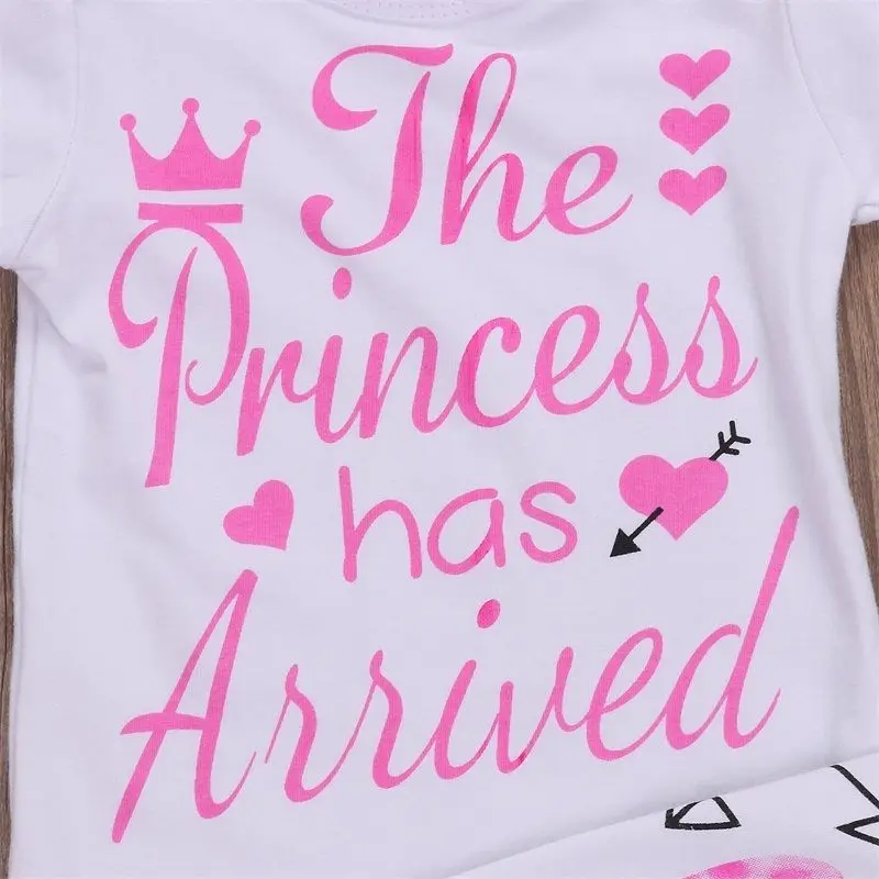 Pudcoco/костюмы для девочек из 3 предметов Одежда новорожденных и маленьких