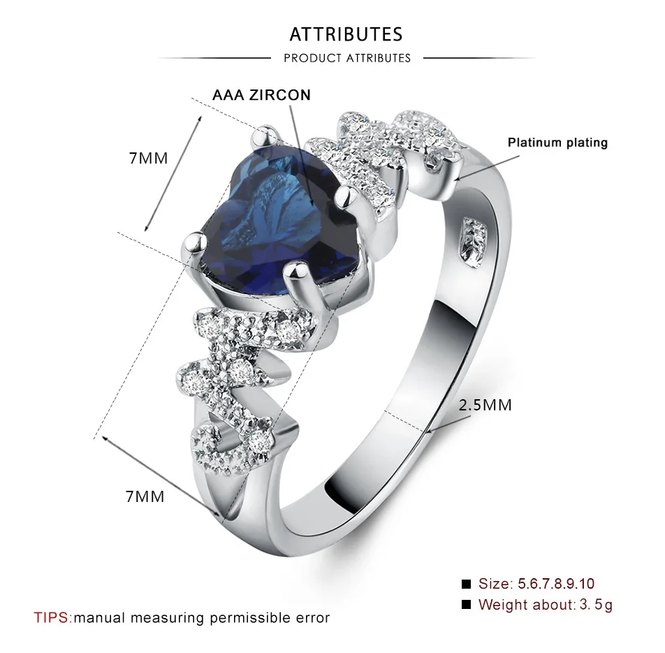 Женское кольцо из стерлингового серебра 925 пробы с циркониевым камнем подарок на