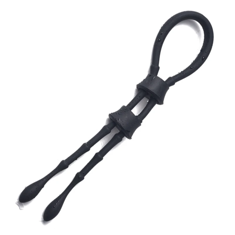 Кольцо на пенис из мягкого силикона интимные игрушки для мужчин регулируемая