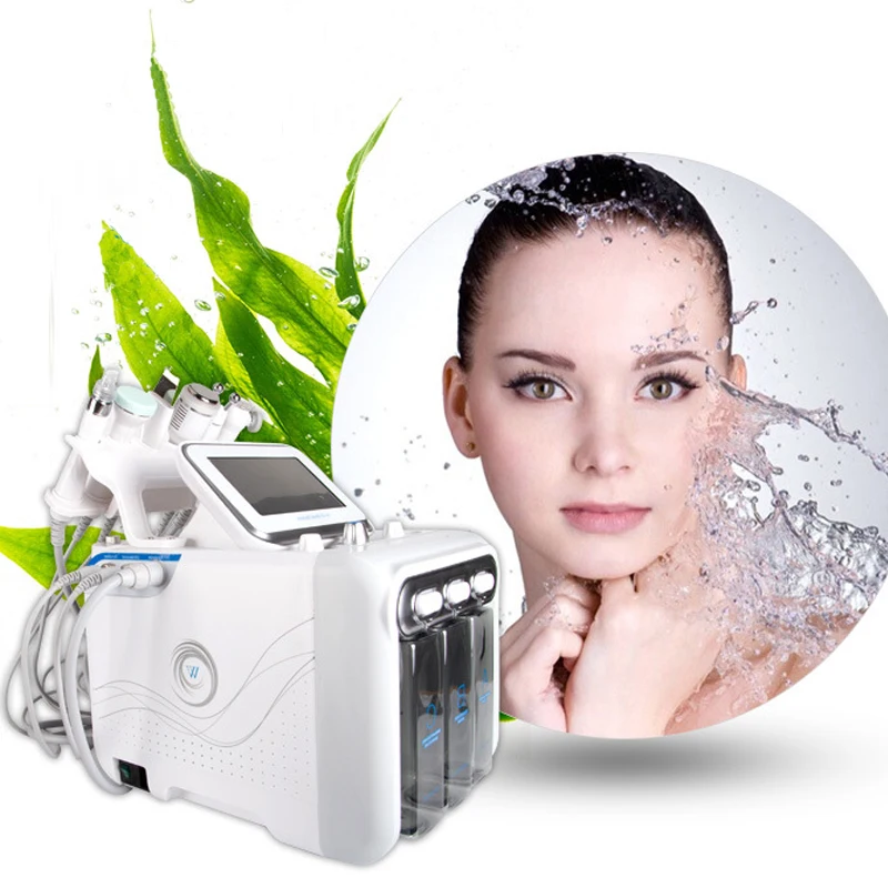 

6 in 1 Deep Clear H2O2 Oxygen Spray Bio Lift Scrubber Aqua Peeling Hydro Dermabrasion Machine