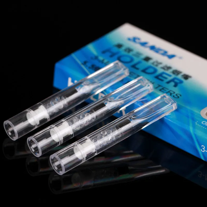 10 фильтров в упаковке уменьшают смолу и никотин сигаретные фильтры одноразовый