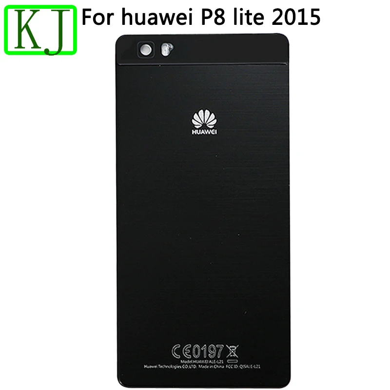 Для huawei P8 Lite крышка батареи задняя пластиковая Дверная панель корпус чехол для нового 5,0 ''P8 Lite задняя крышка