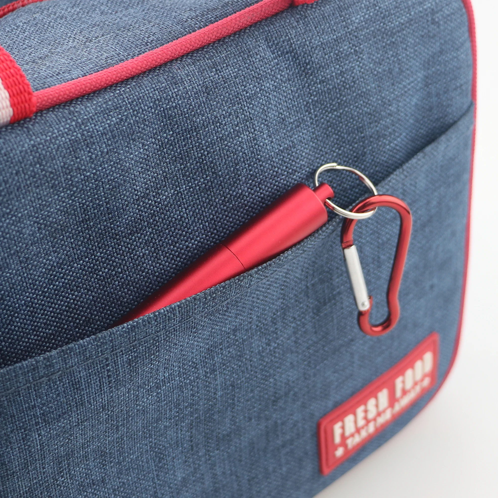 Металлический многоразовый складной сворачивающийся соломенный с чехлом брелок