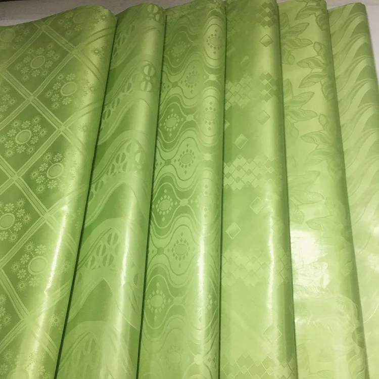 3C Light Apple Green Nouveau Базен Riche ткань аналогичная Getzner 160 см ширина морская парча Австрия хлопок Дамаск Shadda классический Tissu Feitex - Цвет: 3C Light Apple Green