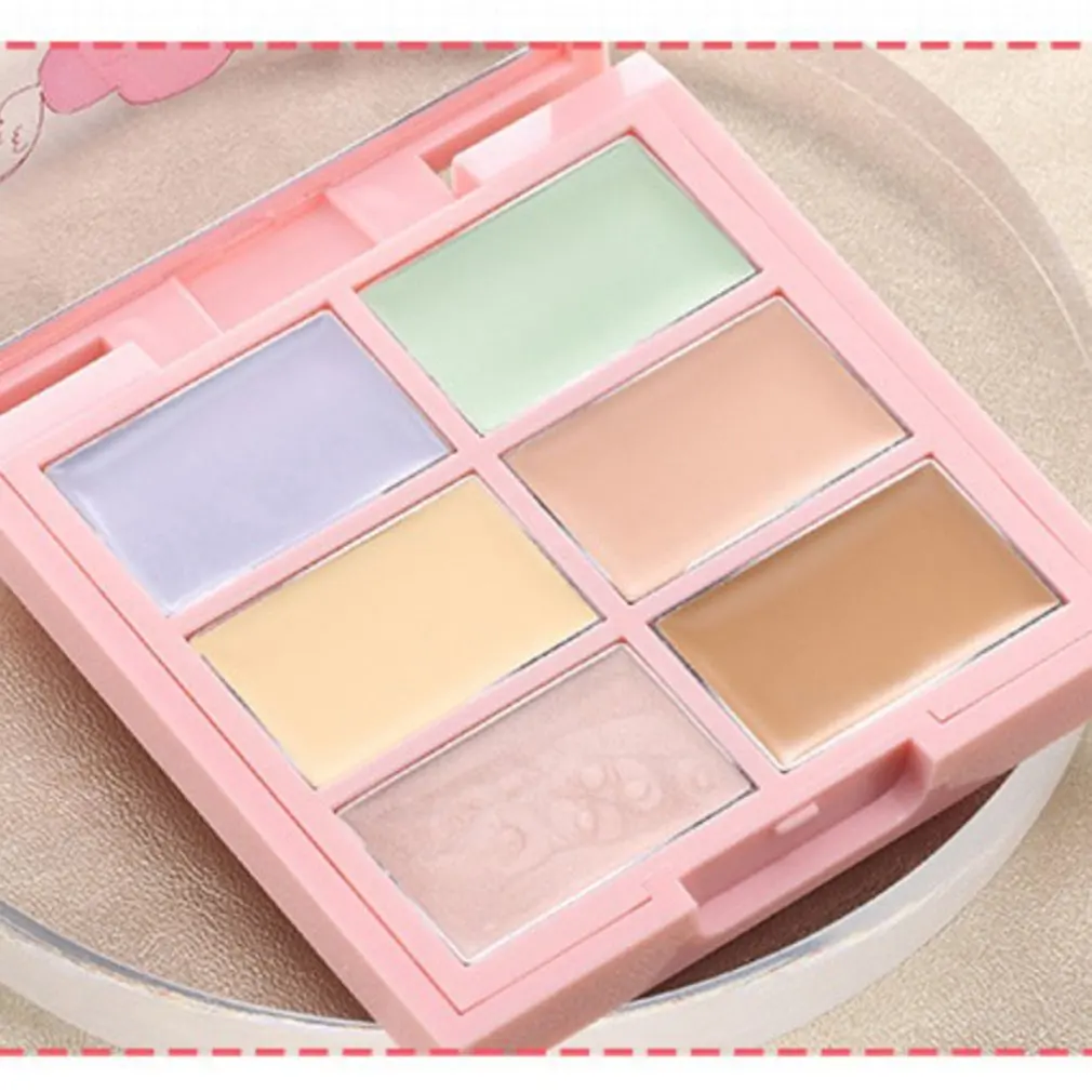 Тональный крем для лица минеральный 6 макияж матовый шесть цветов 9 г консилер 3