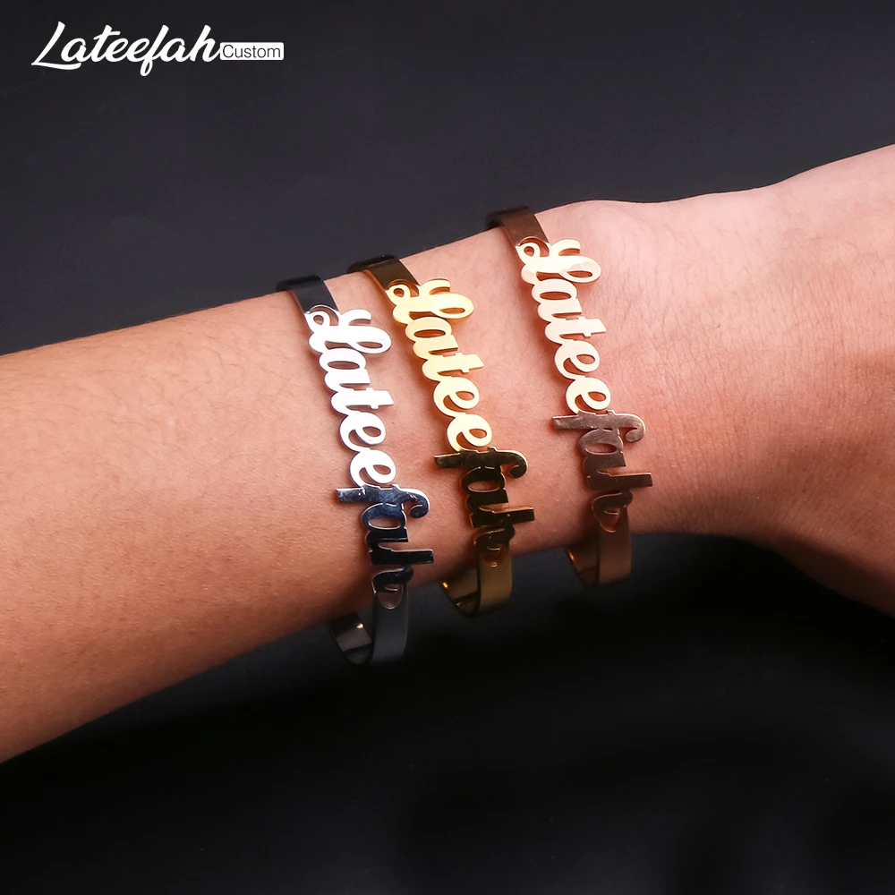 

Lateefah Personality Bracelet with Creation Open Design Custom Name Bracelet