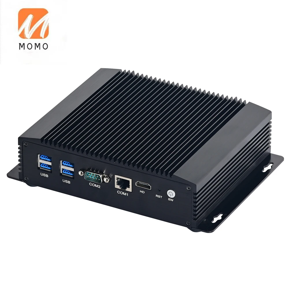 barebone server computer rugged fanless mini pc firewall pfsense ubuntu routeros vpn network system free global shipping