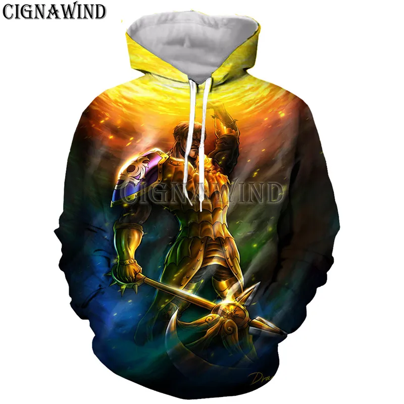 Толстовка Мужская/женская с капюшоном и 3D-принтом Семь смертных грехов - купить