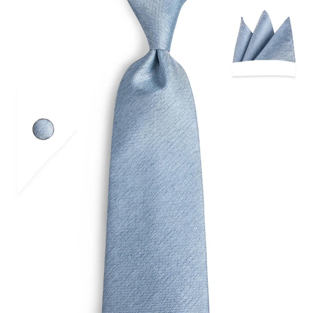 Новый дизайнерский мужской галстук синий однотонный Свадебный для мужчин кольцо