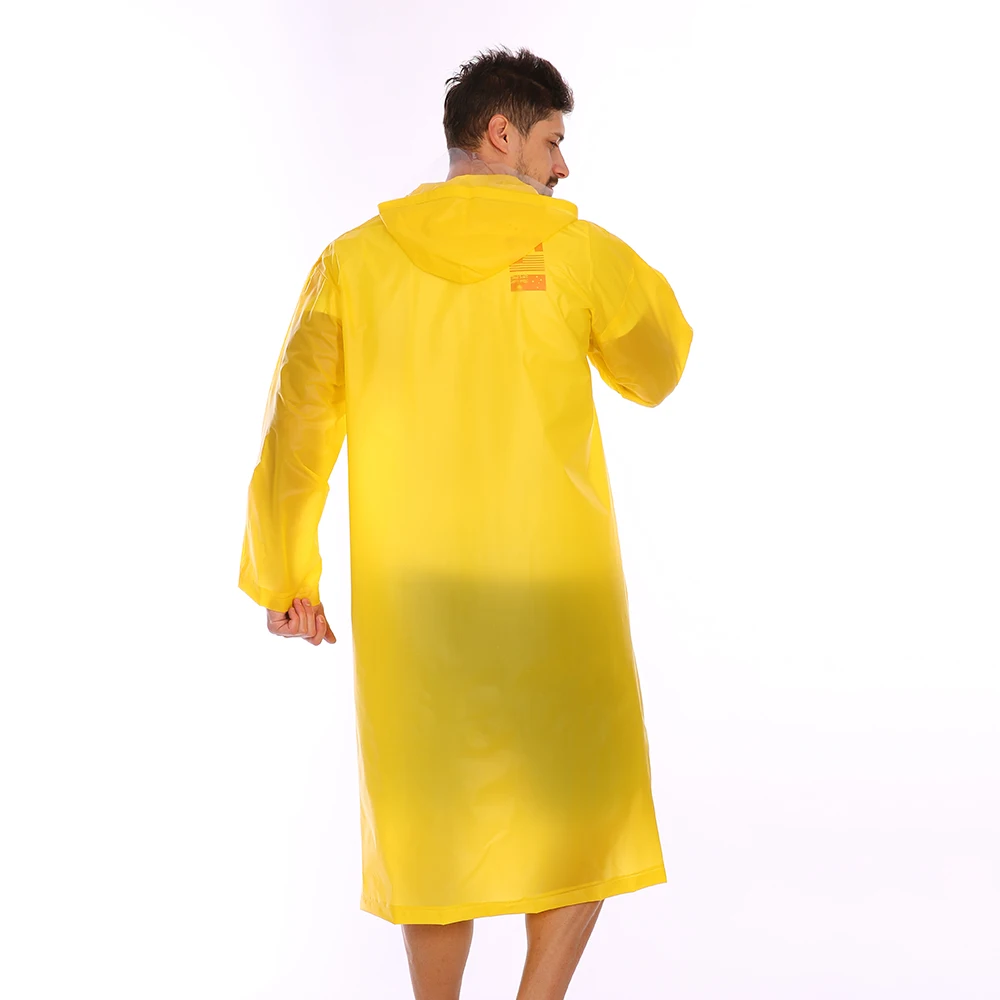 Водонепроницаемый плащ хорошего качества многоразовый прозрачный из ПВХ Модный