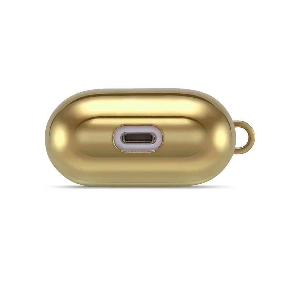 Гальванический защитный чехол для Airpods Жесткий Корпус для наушников оболочка для Apple Airpods 1 2 гальванический защитный чехол