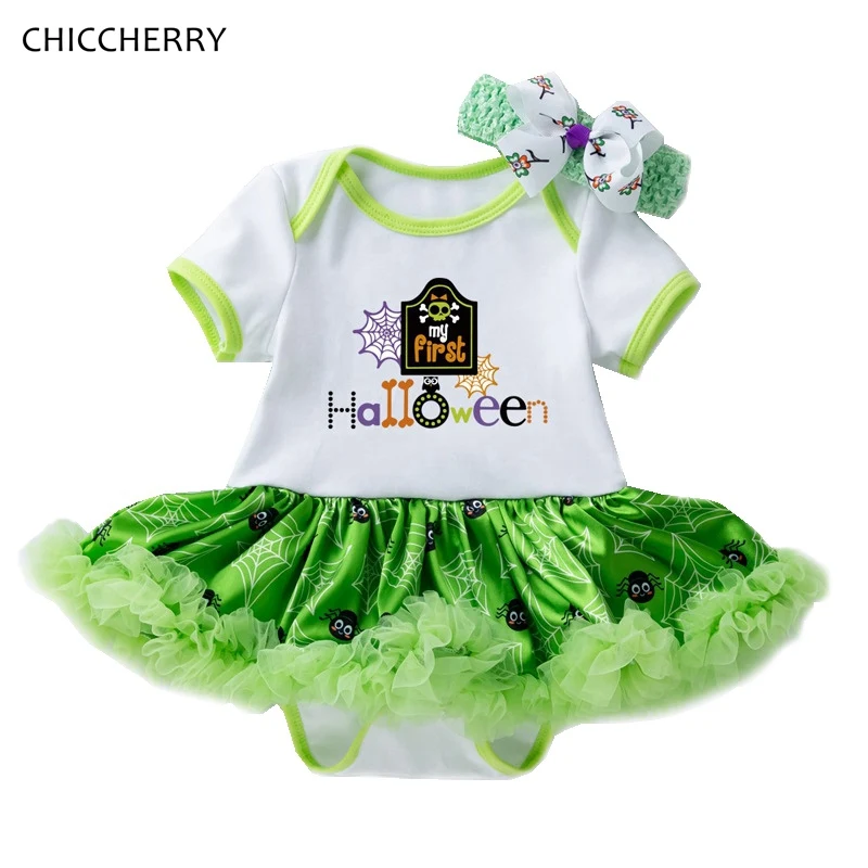 

Kids Halloween Costumes for Girls Infant Lace Tutu Romper Dress Headband Newborn Baby Girl Clothes Sets Toddler Outfits
