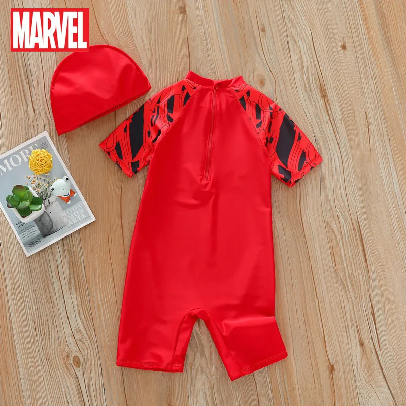 Новинка 2021 детский слитный купальник Disney для мальчиков с мультяшным рисунком