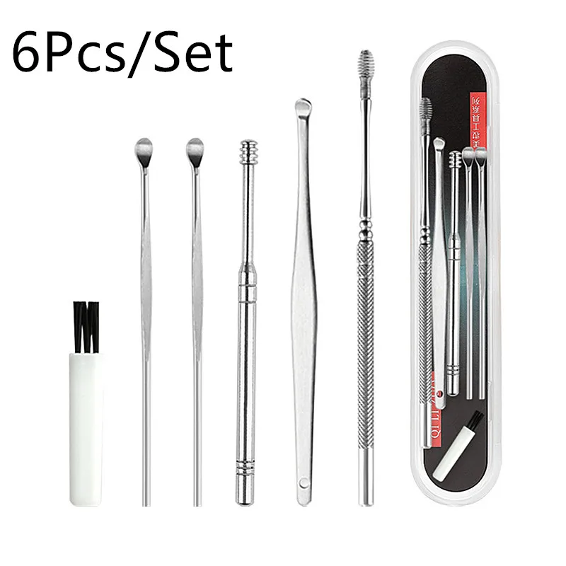 Портативный набор для чистки ушей средство устройство спиральная ложка | Красота