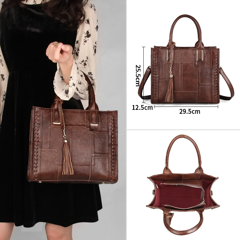 Тестовая Cobbler Legend брендовая натуральная кожа женская сумка мессенджер из