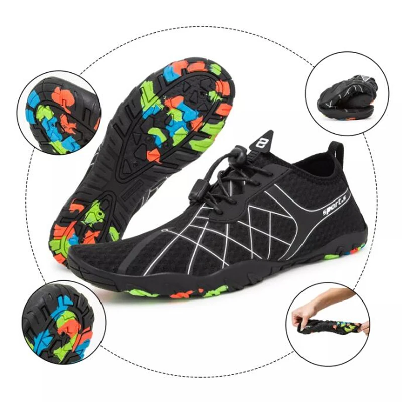 Мужские дышащие кроссовки aqua shoes wo Мужская Спортивная обувь унисекс обувь для плавания