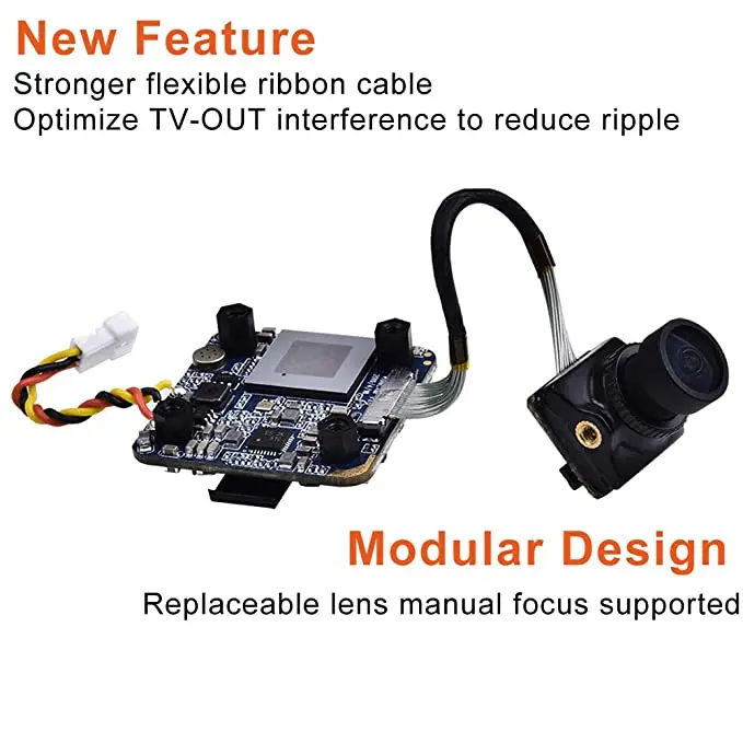 runcam Swift 2 600TVL FPV camera 2.1 mm lens 165 degrees OSD WDR DC NTSC integrated MIC | Игрушки и хобби