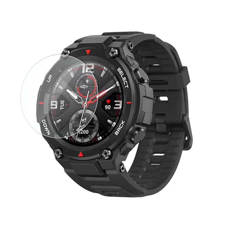 Защитная пленка из закаленного стекла для смарт-часов Xiaomi Huami Amazfit T-Rex T rex защита