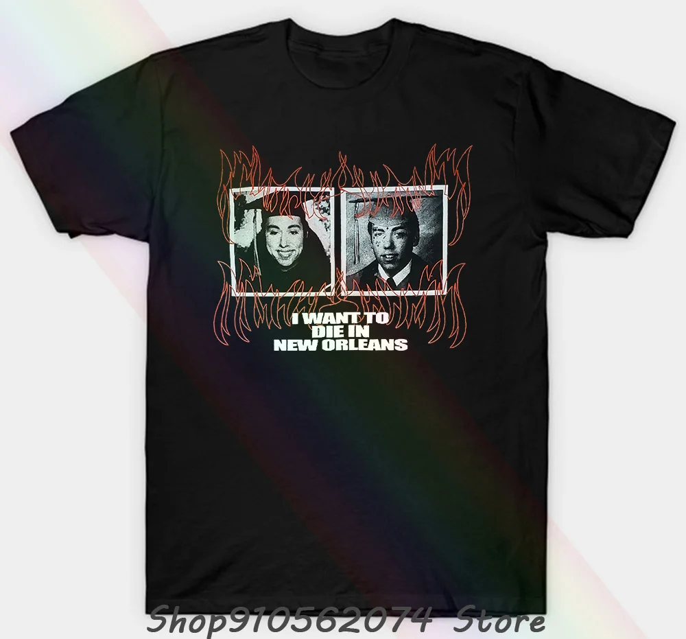 Футболка унисекс Suicideboys G59 с надписью Pouya Merch Я хочу умирать в Новом Орлеане