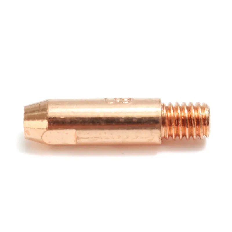 

50Pcs 0.8mmx6mm Copper Contact Tip For MB24 MIG Welding Welder Torch
