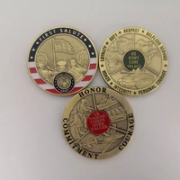 u s army marine corps core value commemorative coin collectible coin painted craft commemorative copy