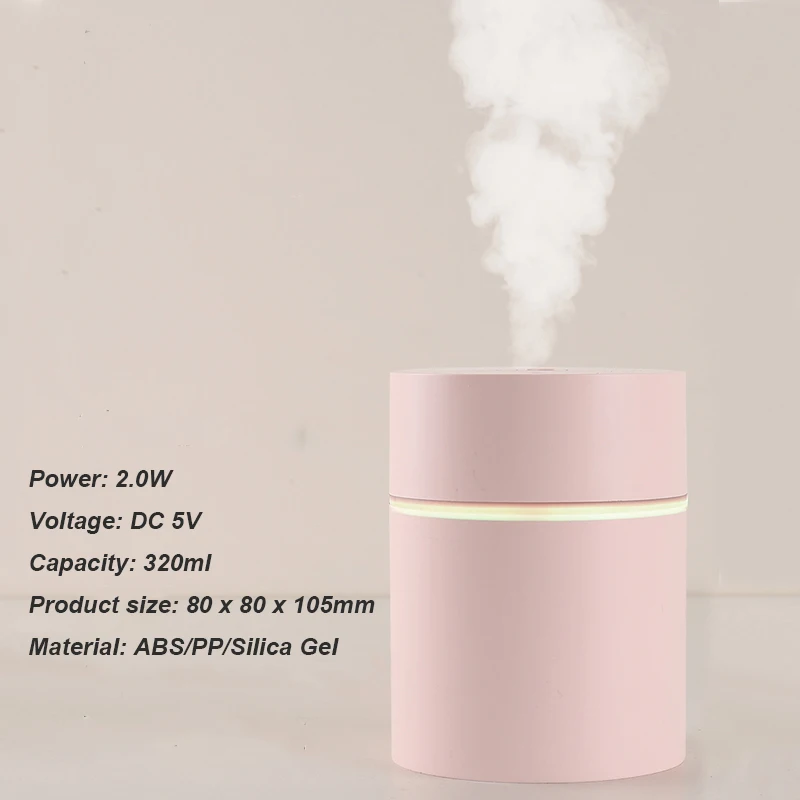

Mini Humidifier USB Air Diffuser Portable Humidificador Aroma Diffuser Desktop Mist Maker Car Air Purifier For Home Office